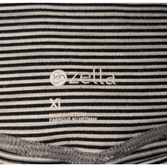 Zella Leggings Womens XL Striped High Waisted Activewear Loungewear Stretch‎ - Picture 4 of 9